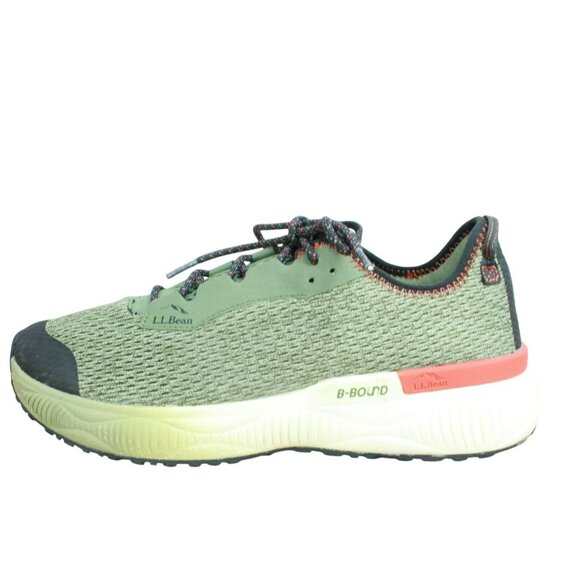 LL Bean Dirigo Green Mesh Lace Up Lightweight Comfort Sneaker Shoes Size 10 M - Picture 1 of 9